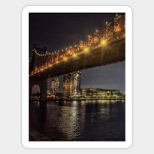 Queensboro Bridge, Manhattan, New York City Sticker